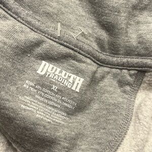 Duluth Trading Co Zip Up Duster Sweat Shirt Jacket Womens size XL